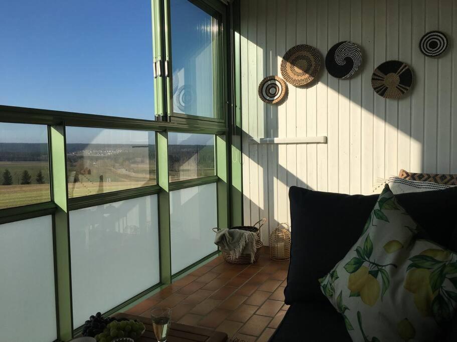 Gemuetliches Apartment Mit Wundervollem Weitblick Лёффинген Экстерьер фото