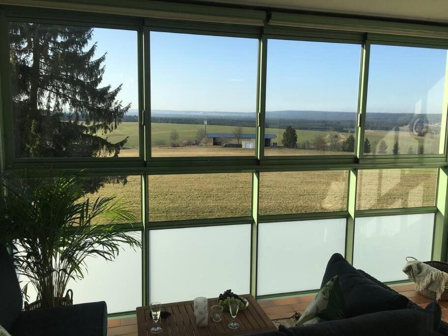 Gemuetliches Apartment Mit Wundervollem Weitblick Лёффинген Экстерьер фото